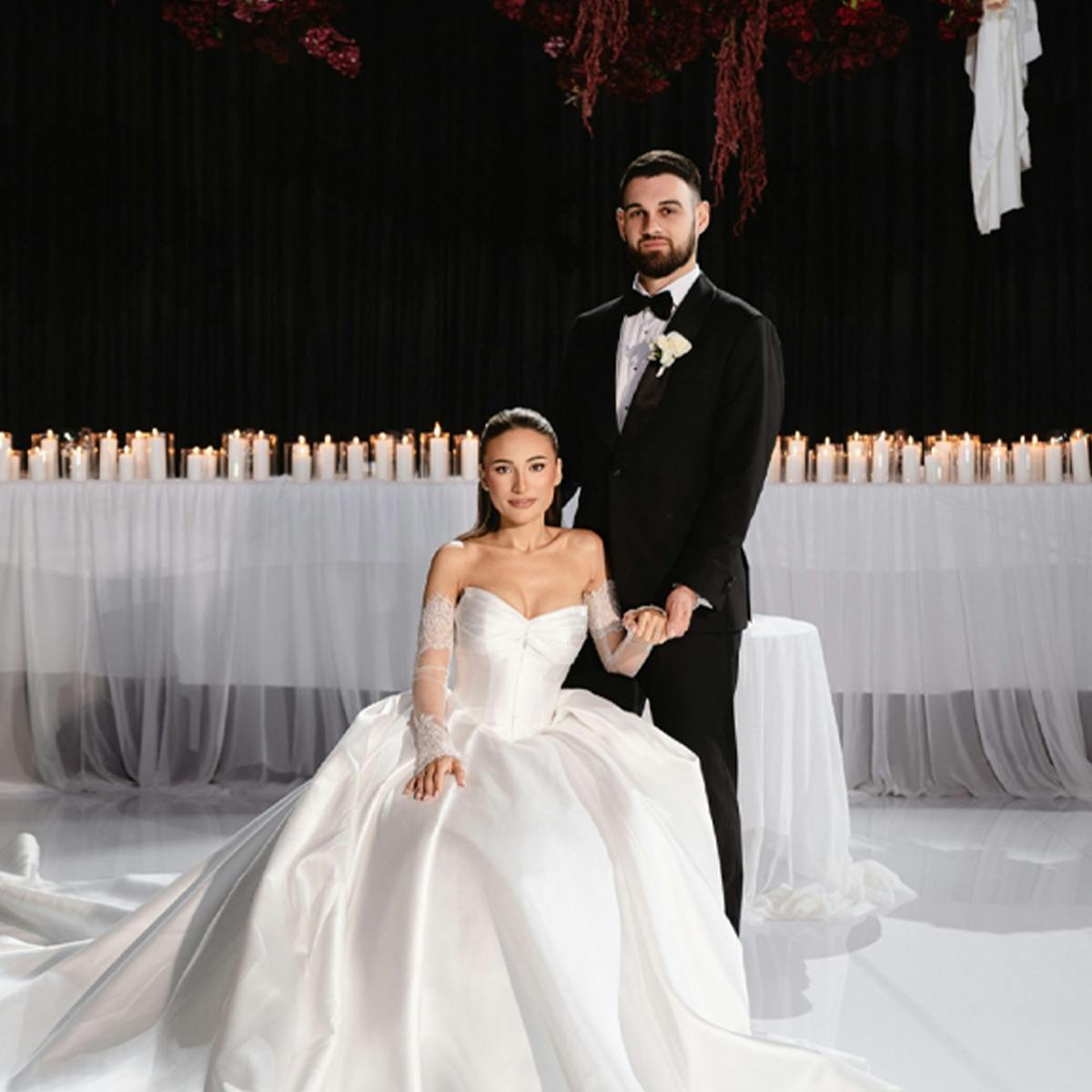 Wedding celebration in InStitchu custom suit